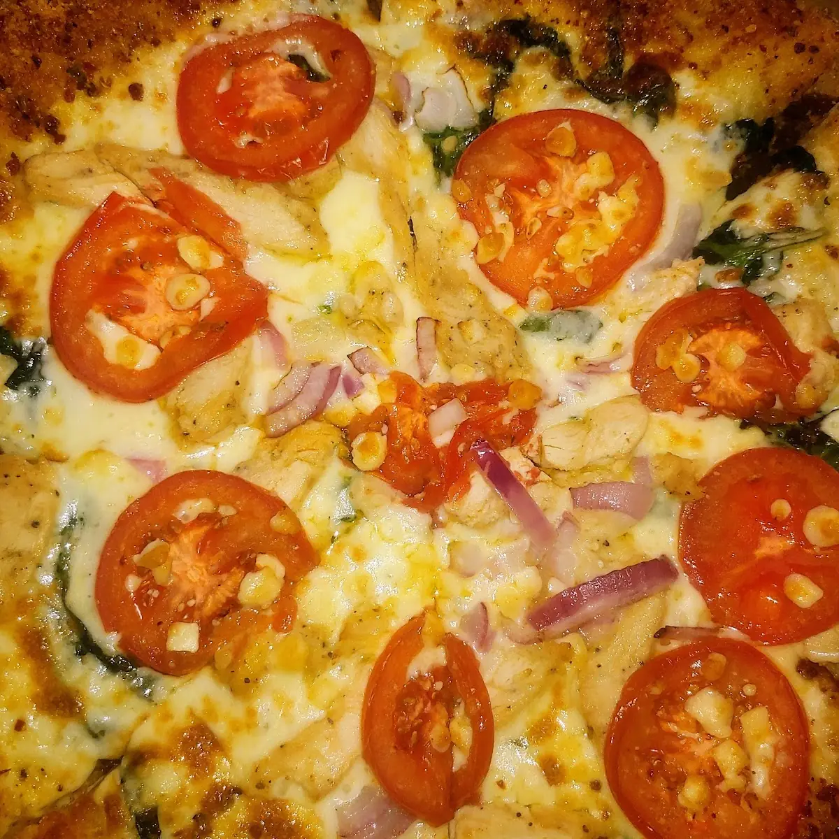 Chicken Florentine Pizza