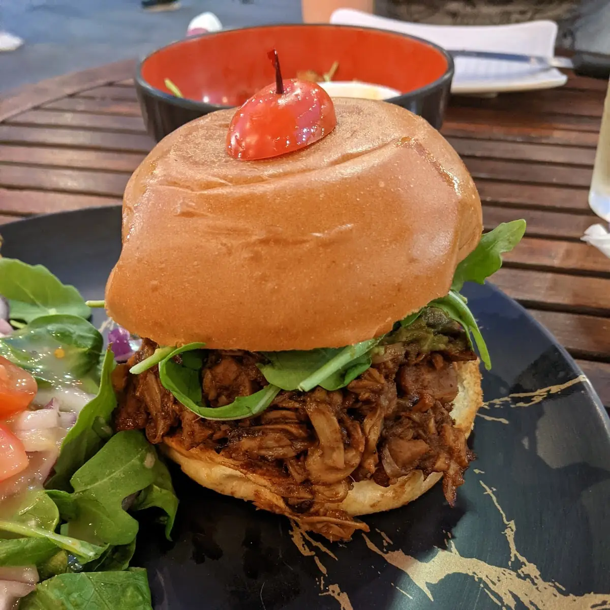 Vegan Pulled Pork Sandwich