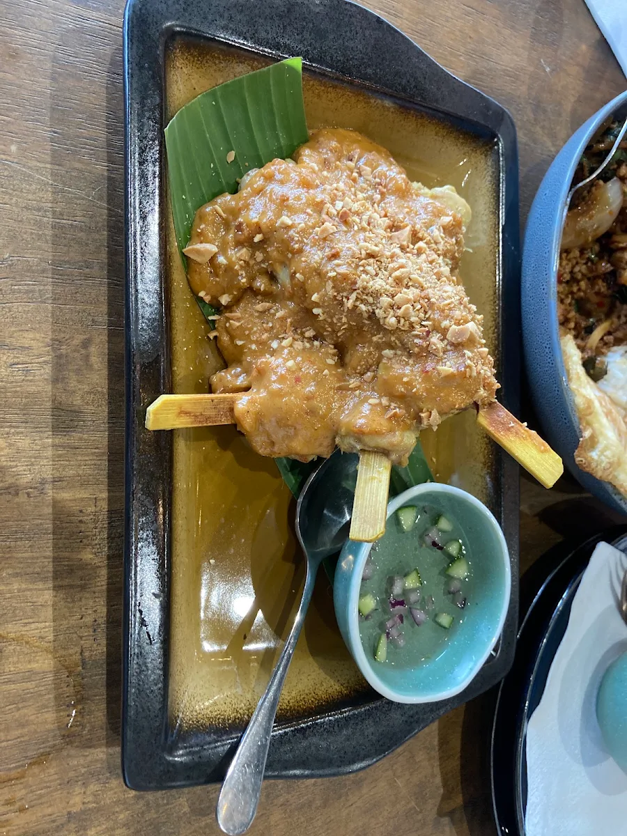 Satay Chicken Skewers, Infusion Cafe & Thai IS NOW KNOWN AS Alangkarn Thai Restaurant
