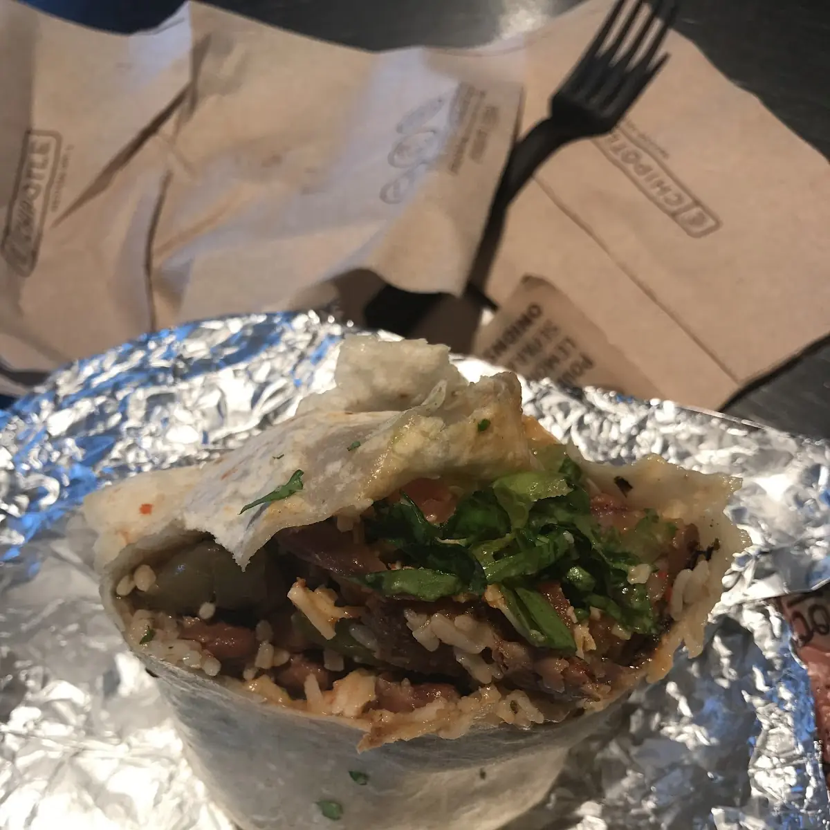 Chipotle Honey Chicken Burrito