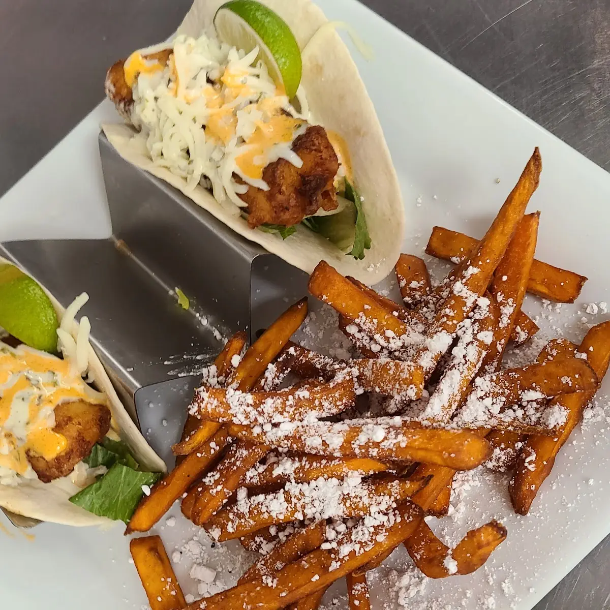Fried Cod Tacos