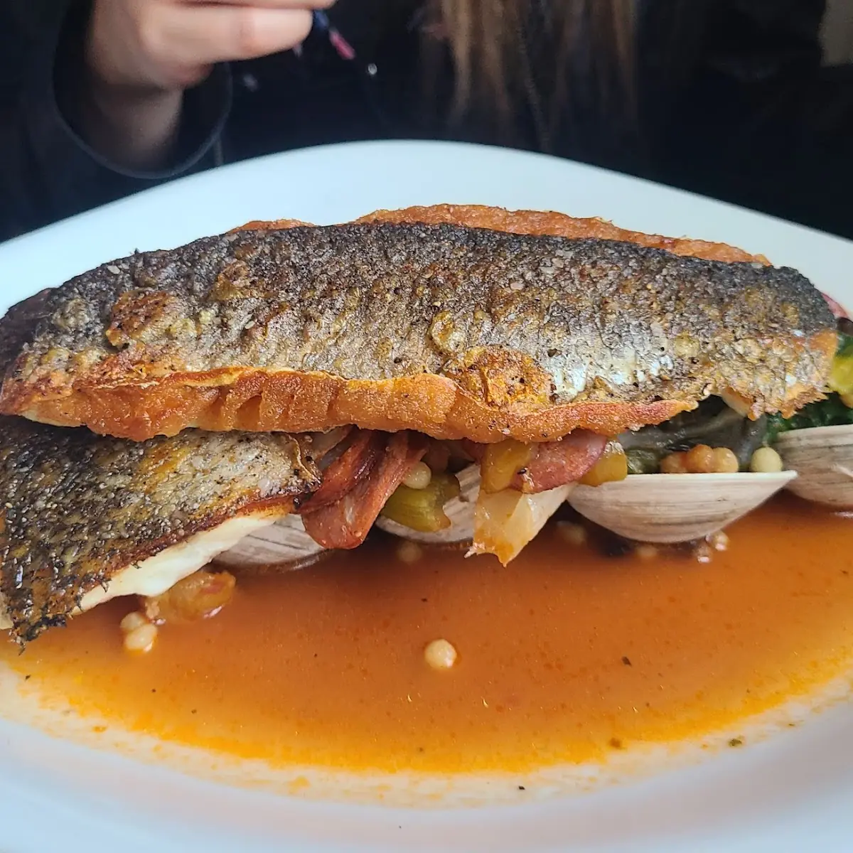 Pan Seared Branzino