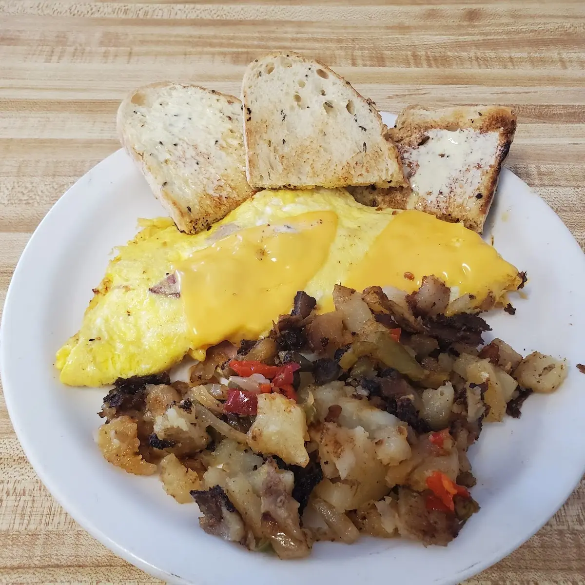 Scrambled Eggs Homefries