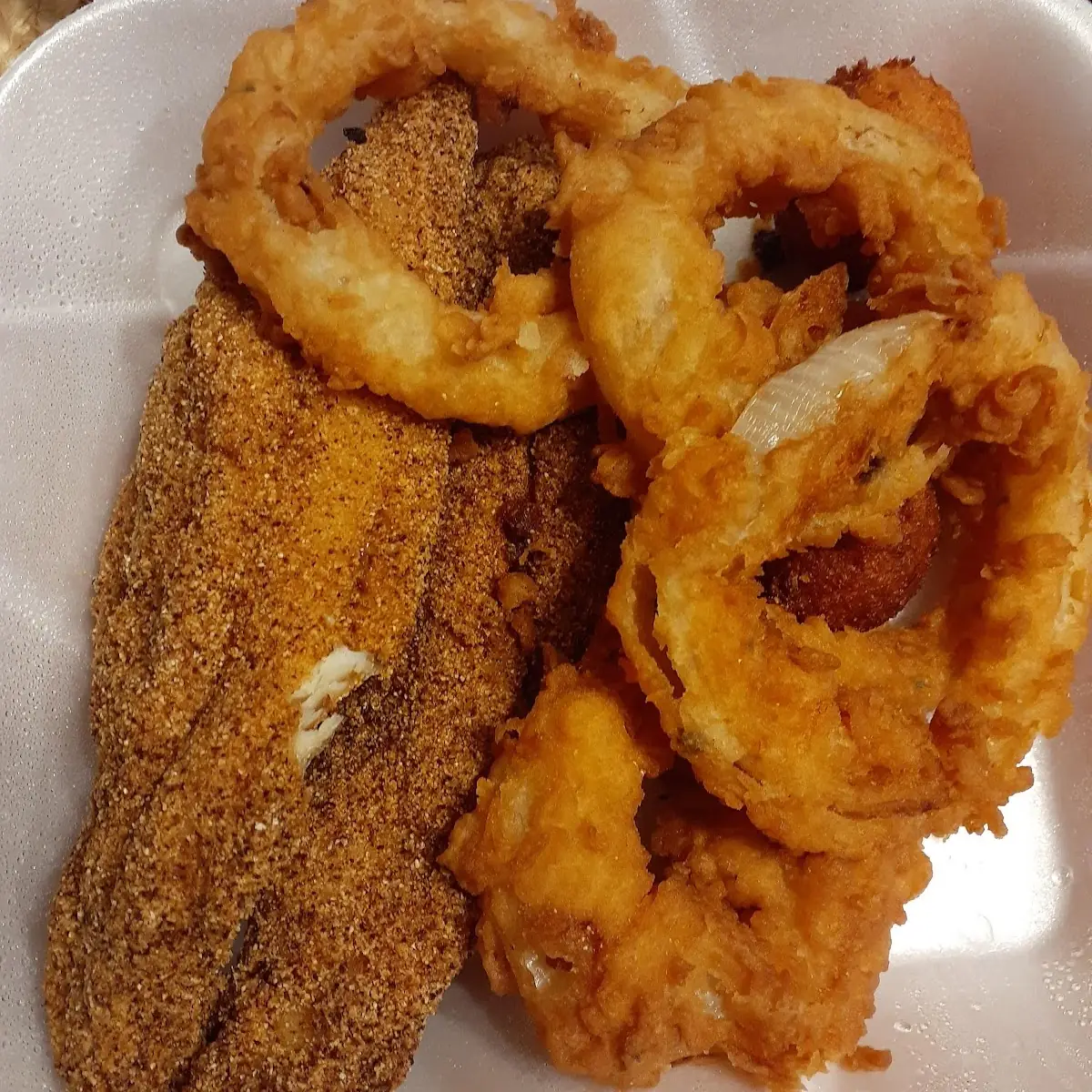 Fried Fish and Onion Rings
