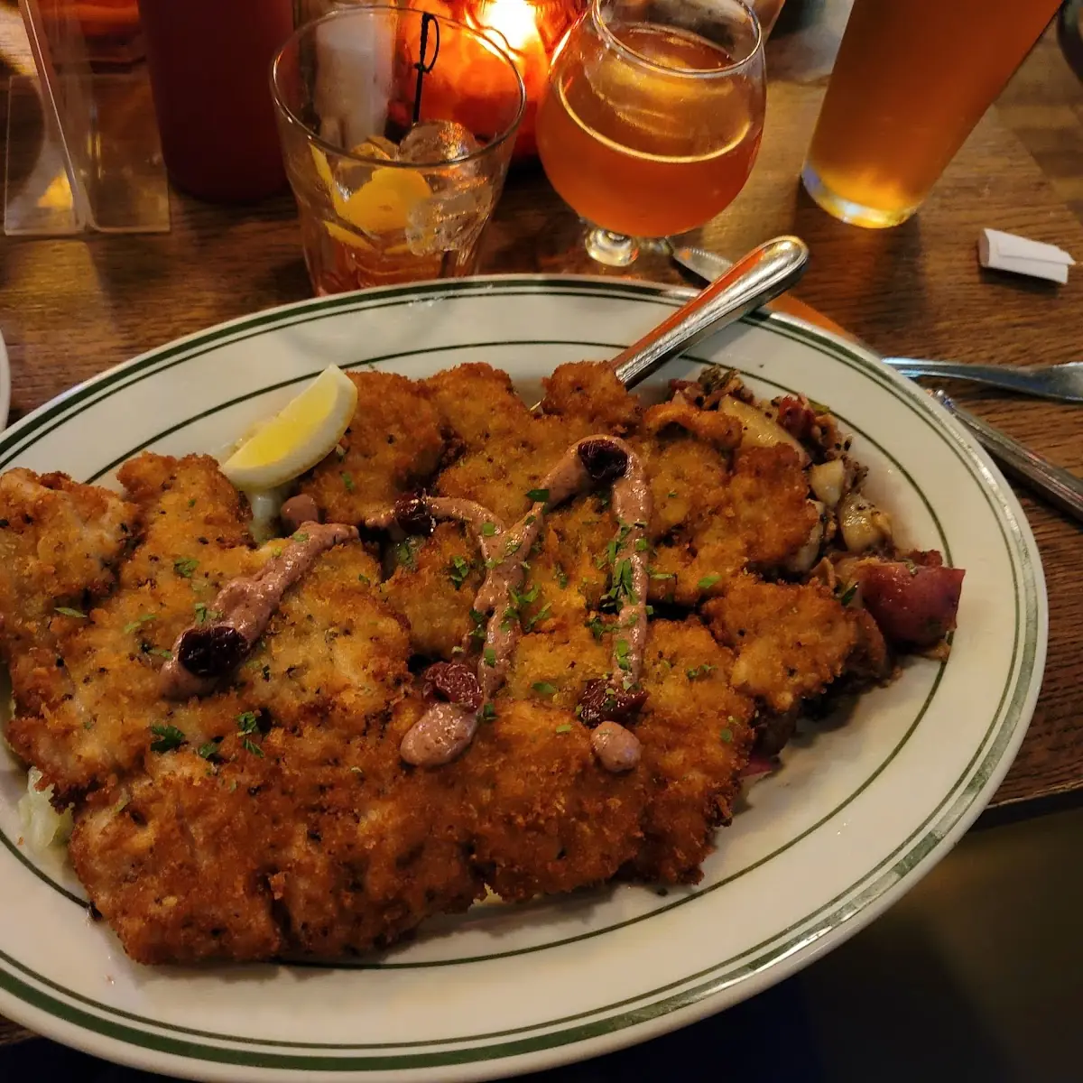Crispy Pork Schnitzel Sandwich