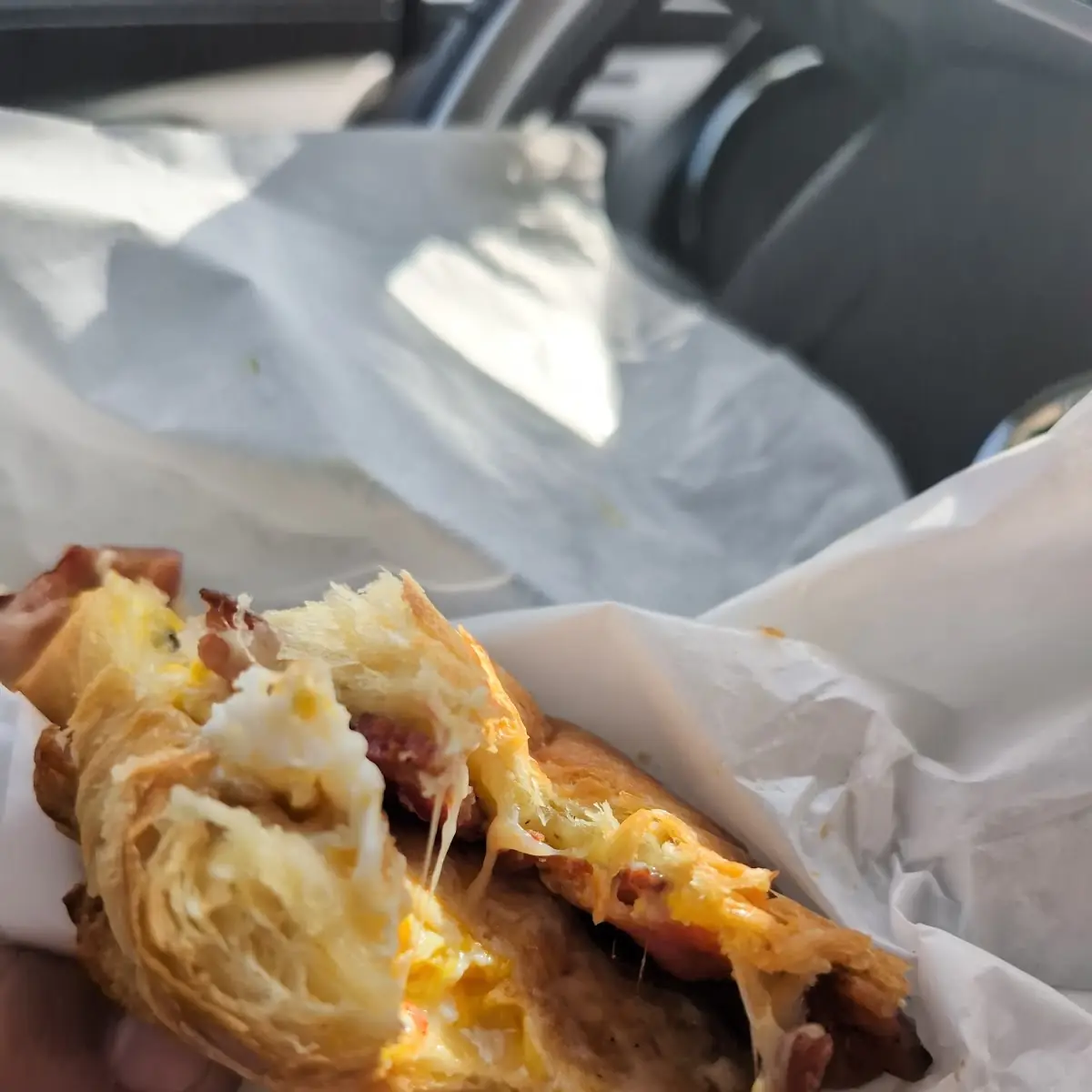 Bacon Egg & Cheese Croissant Sandwich