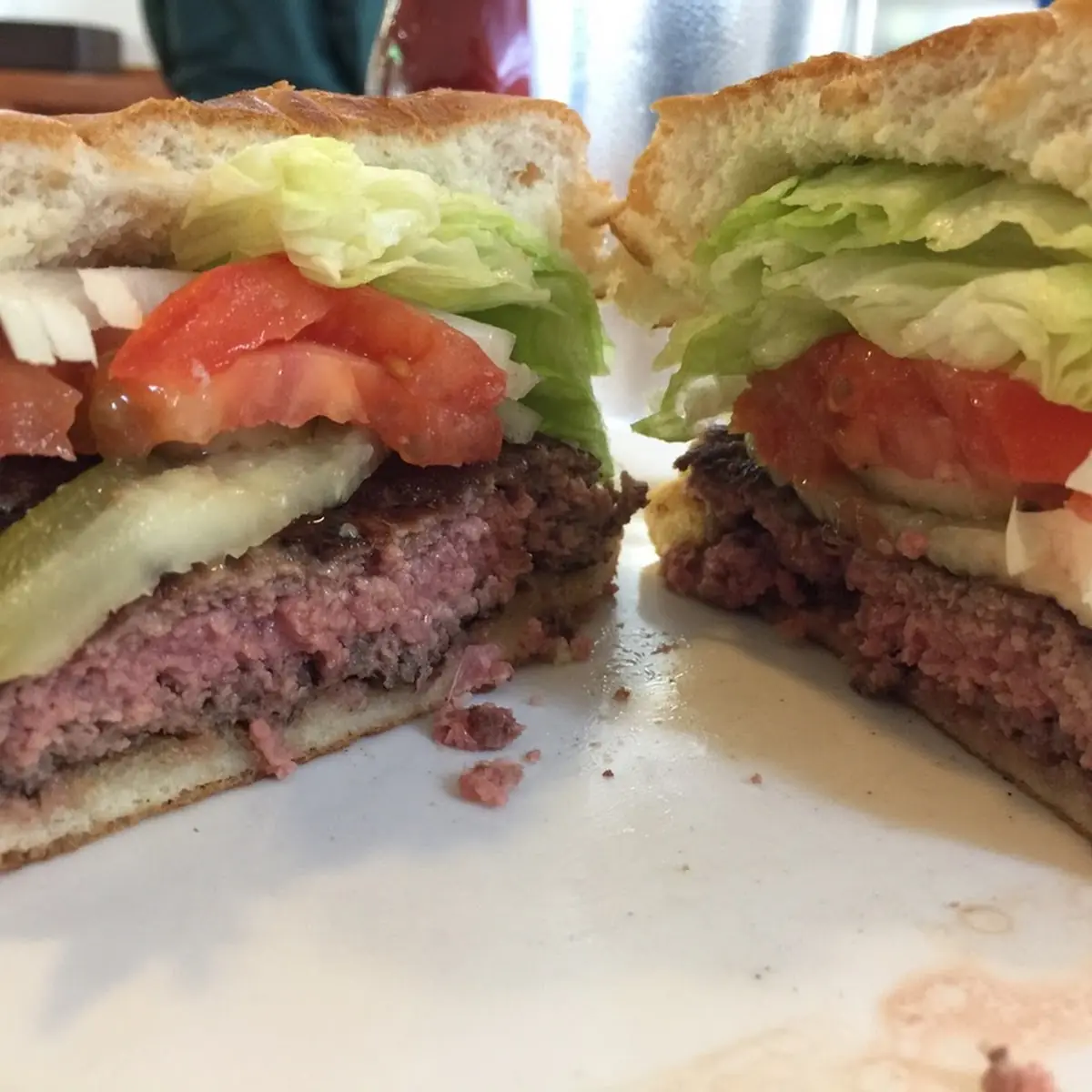 Cheese Lovers Burgera Broiled Half