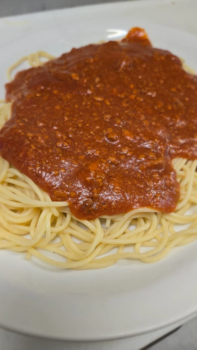 Spaghetti Sauce la Viande, Restaurant Le Fumet