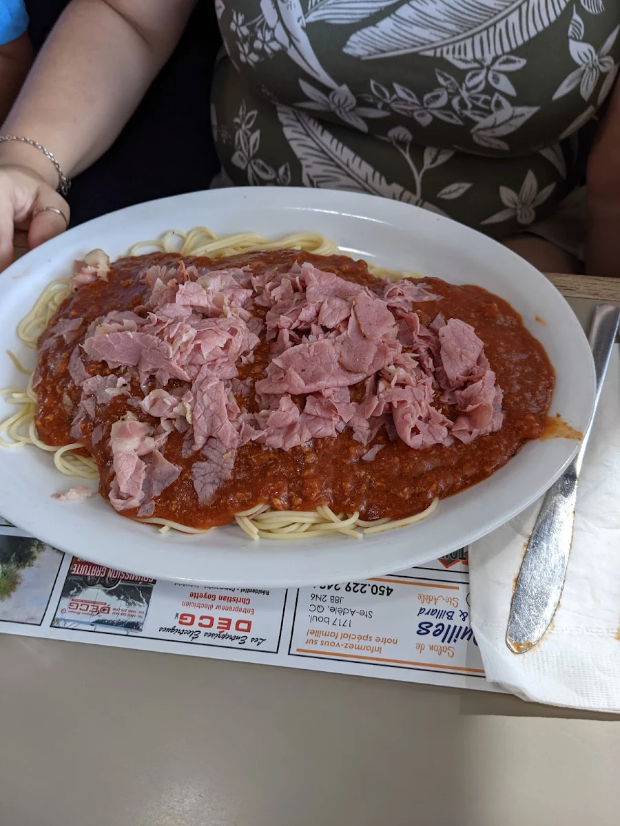 Spaghetti Viande Fumée, Restaurant Le Fumet