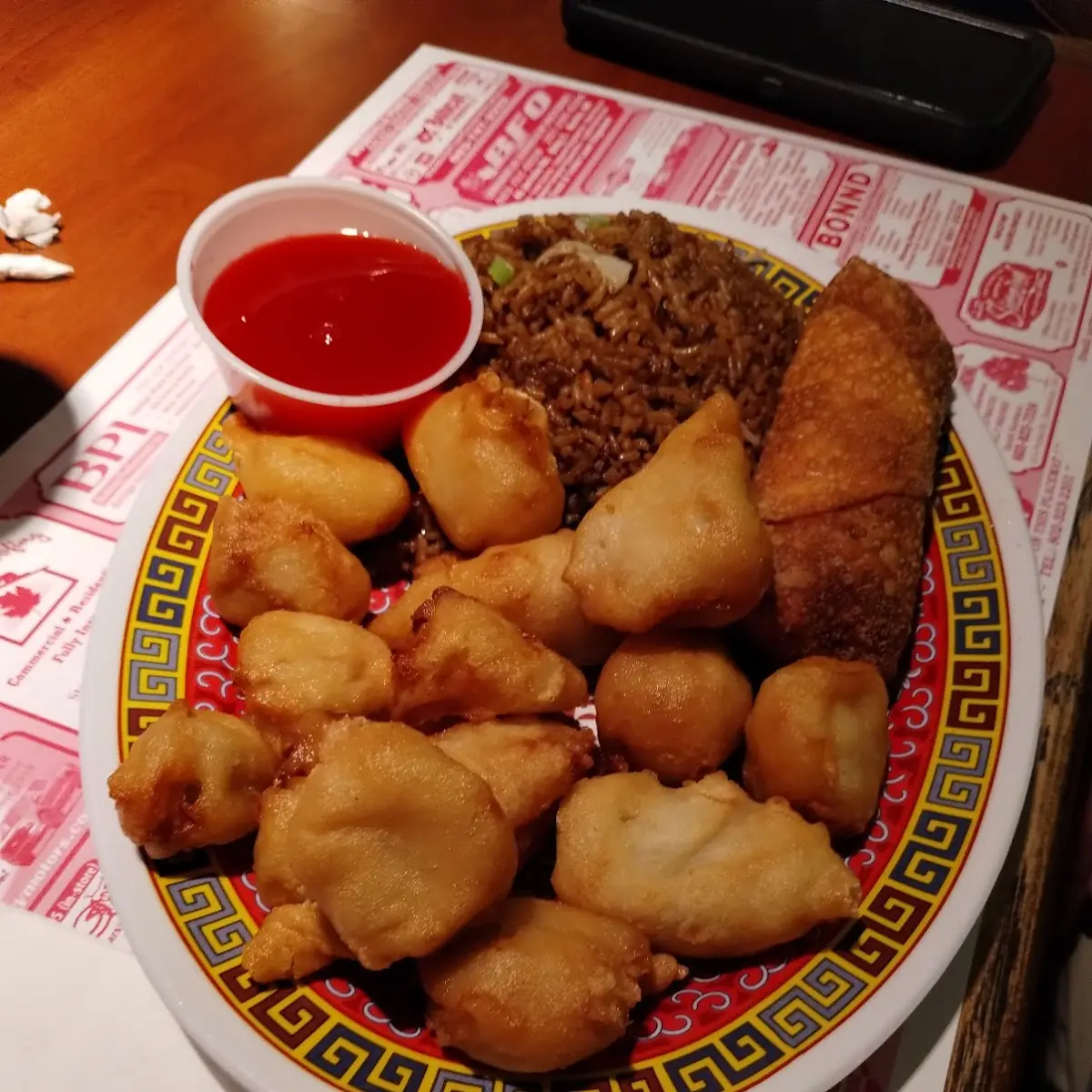 Chicken Fingers & Egg Roll
