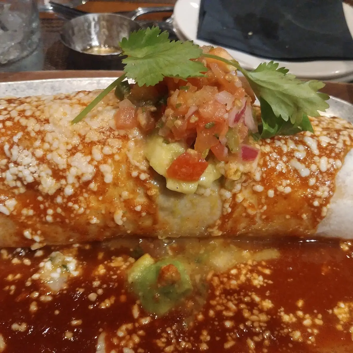 Vegetarian Burrito with Short Rib