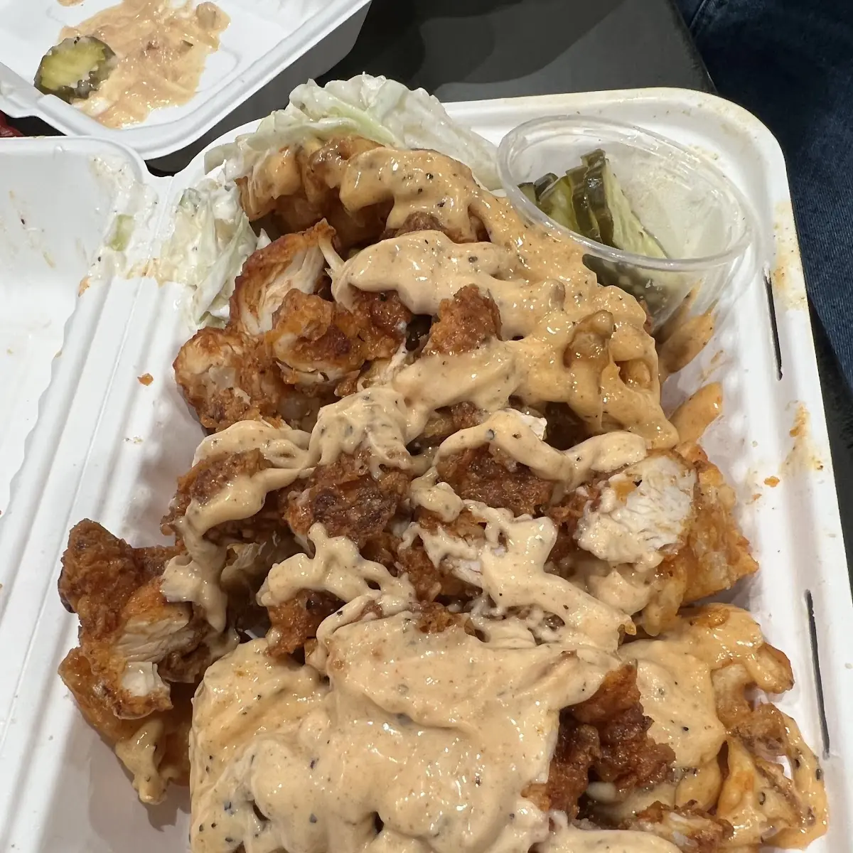 Hot Chicken Waffle Fries