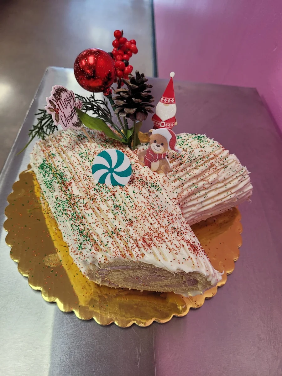 Christmas Log Vanilla Bean