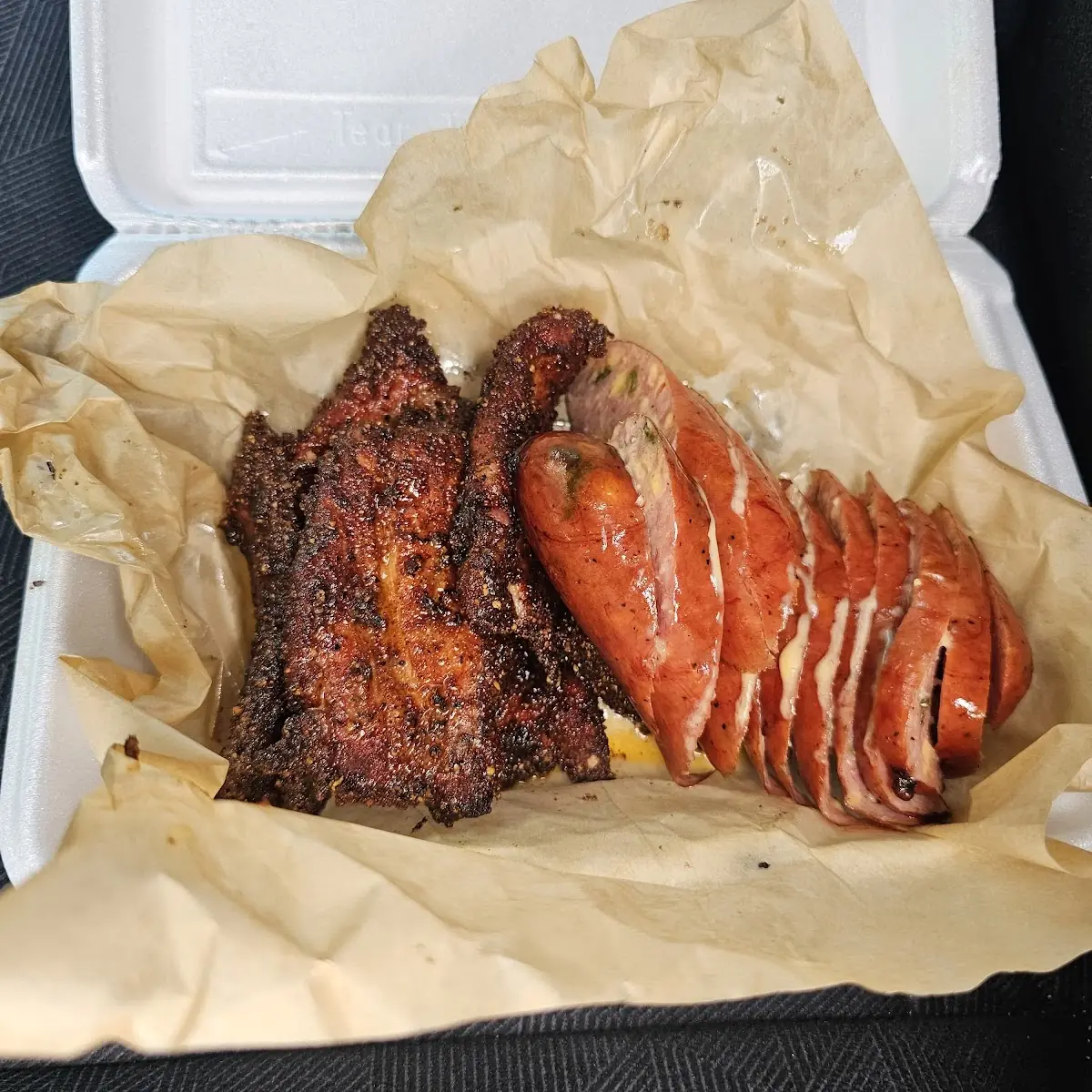 Burnt Ends & Jalapeño Sausage