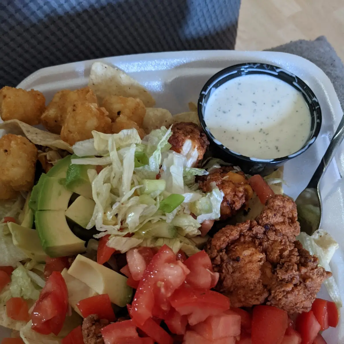 Chicken Balls and Tater Tots
