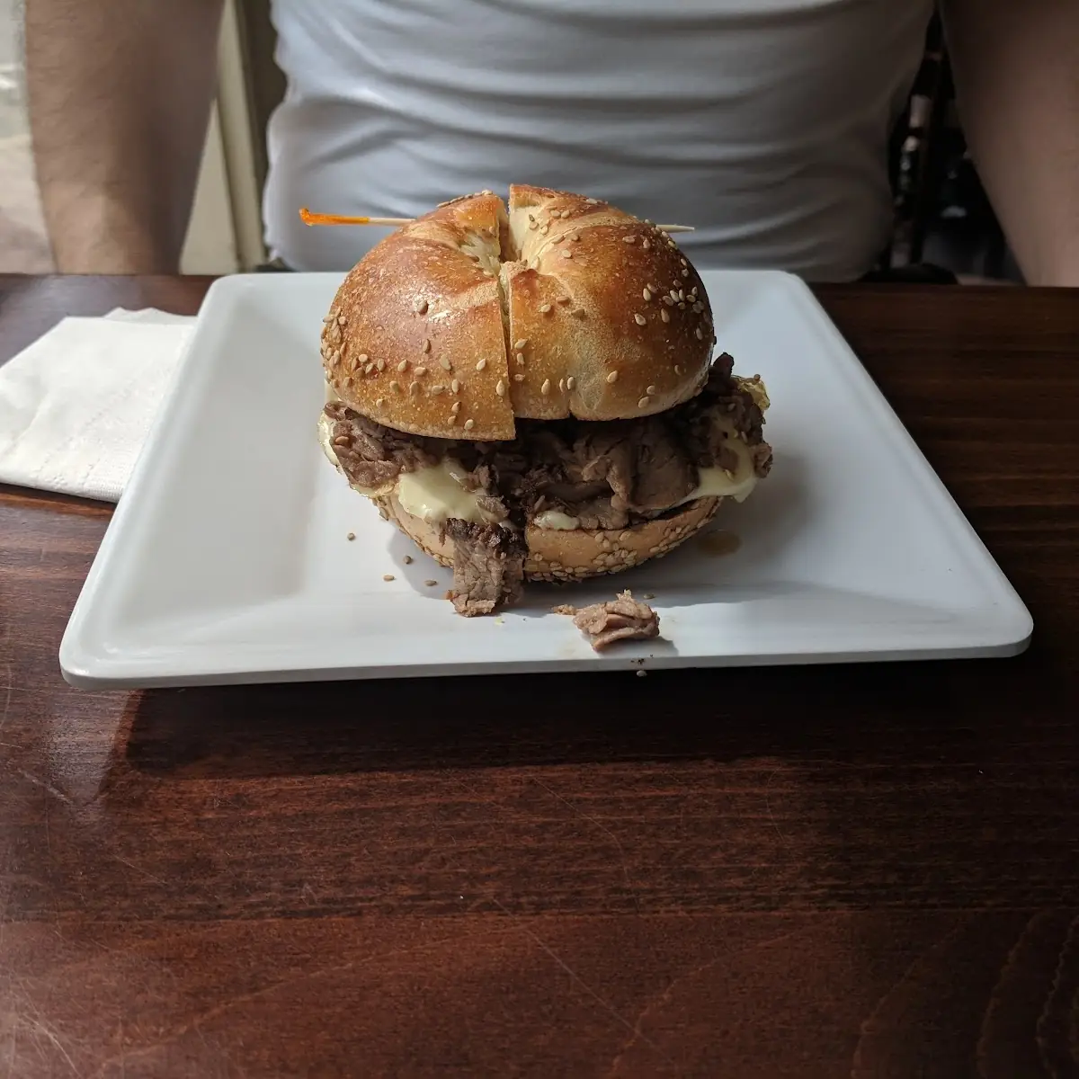 Sesame Bagel Sandwich