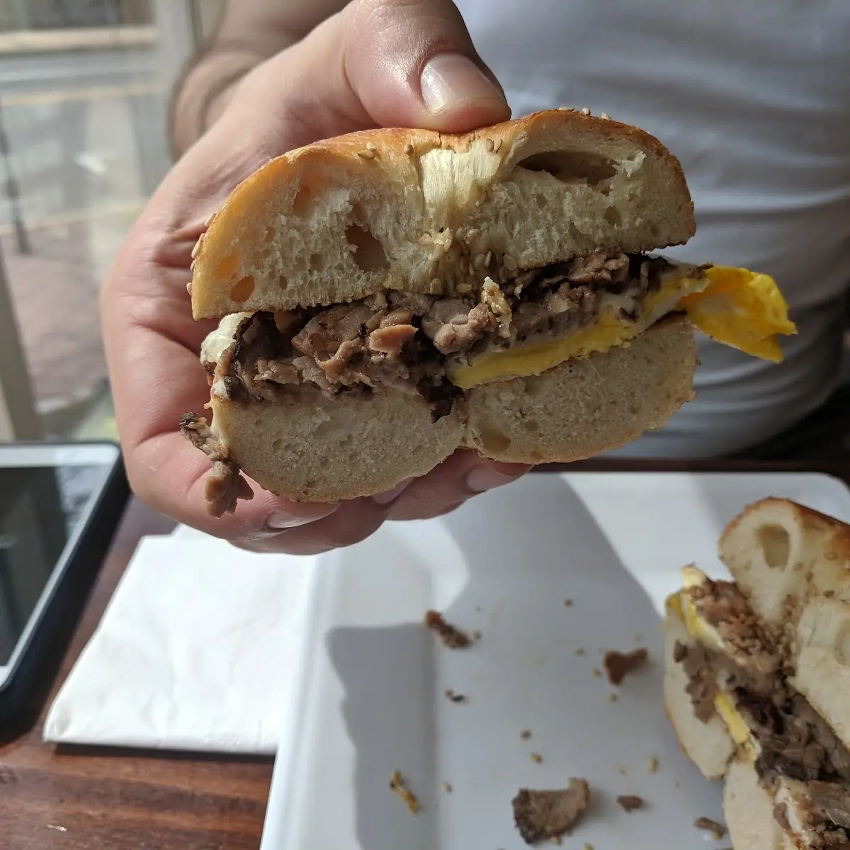 Steak Breakfast Sandwich