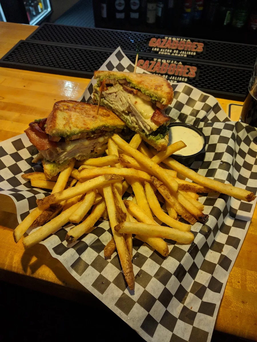Grilled Turkey Melt with Bacon