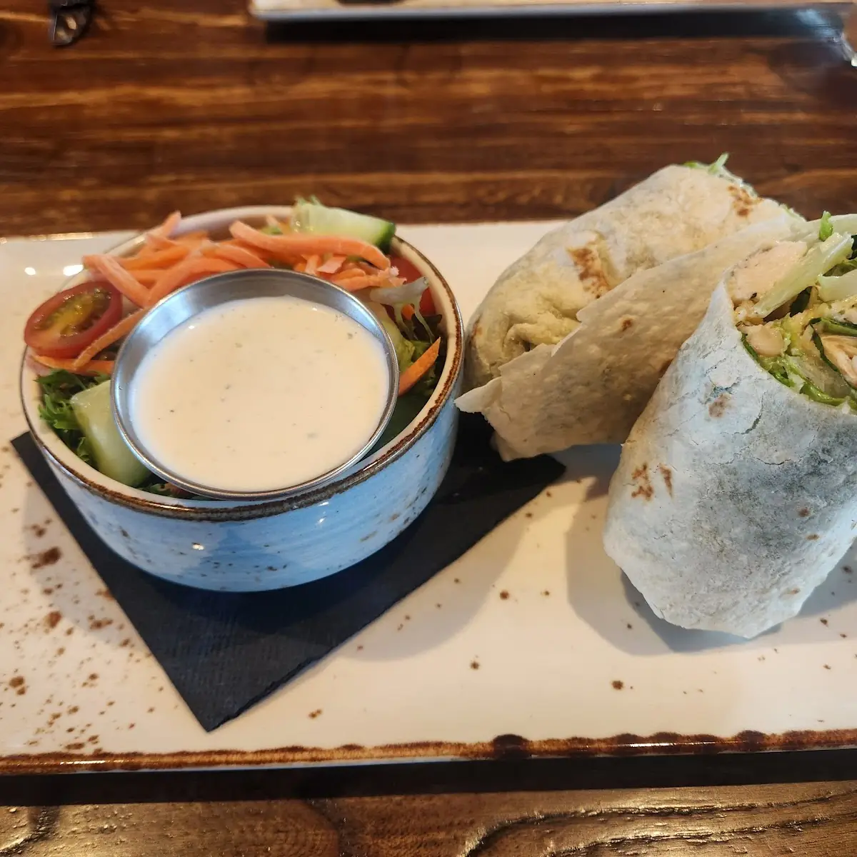 Chicken Wrap with Salad