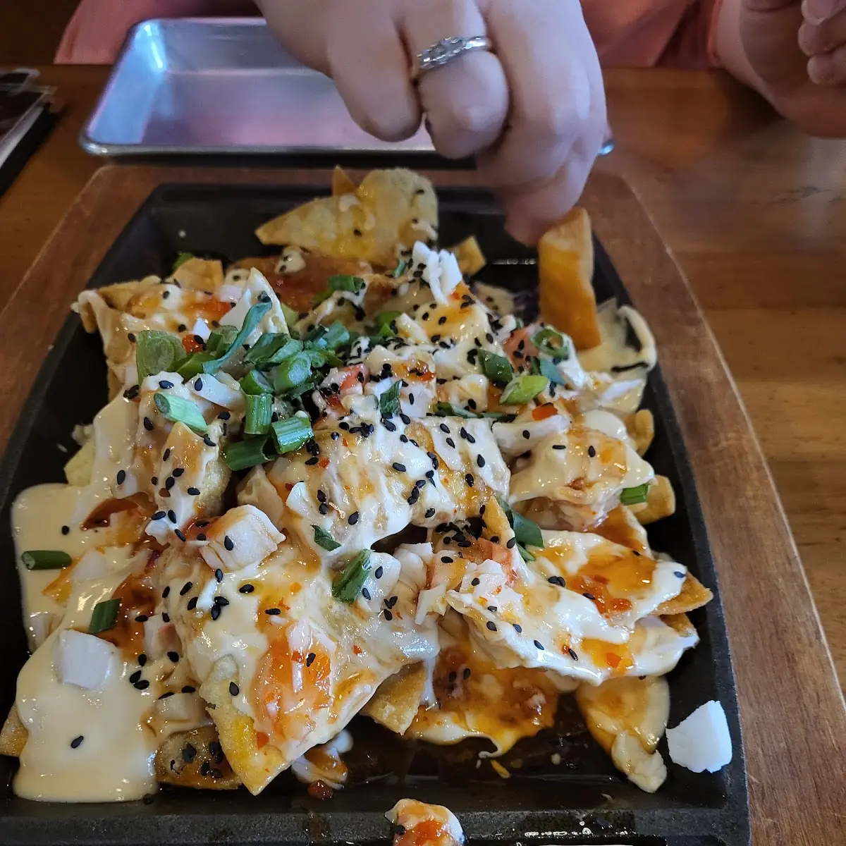 Crab Rangoon Nachos