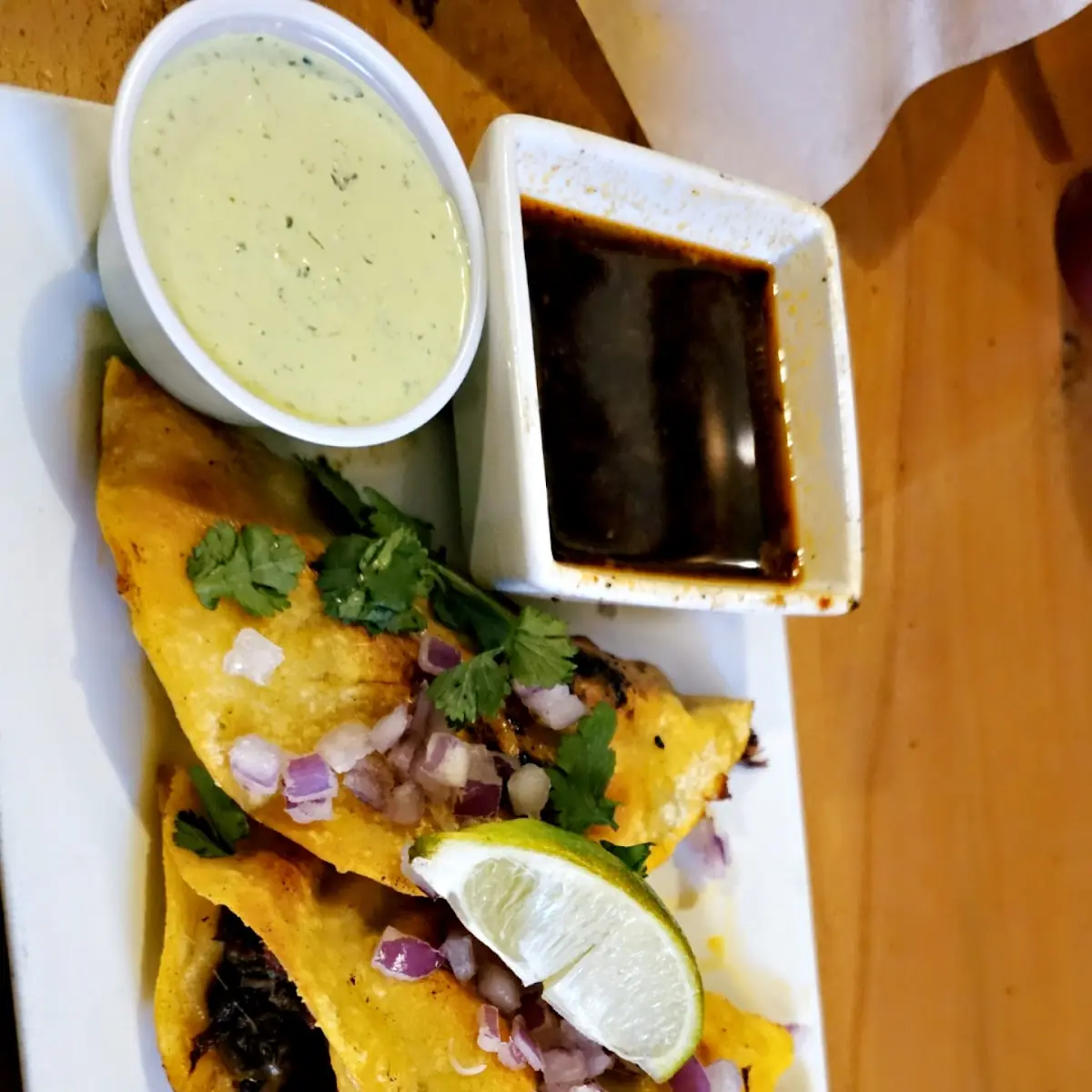Honey Mustard Birria Tacos