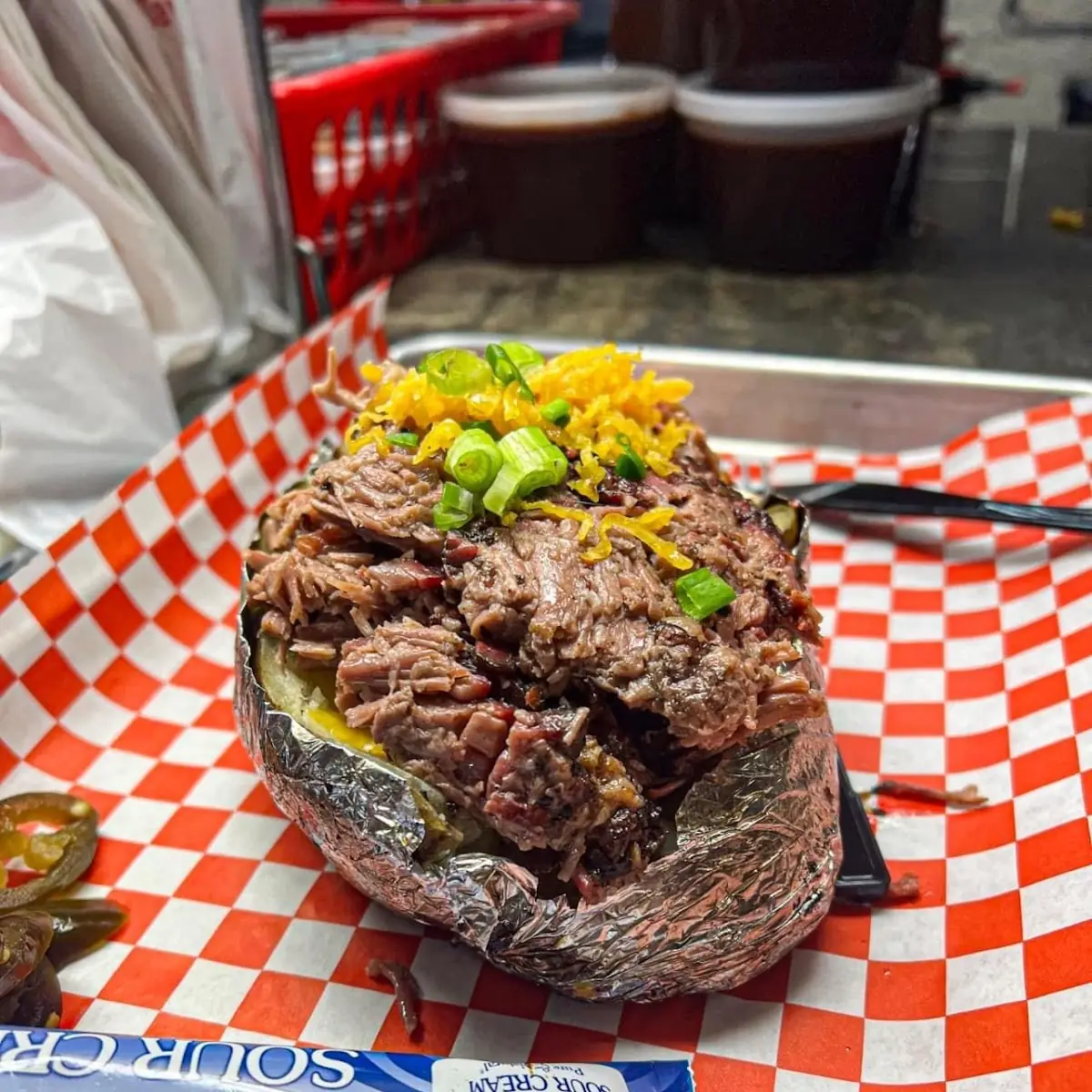 Brisket Baked Potato
