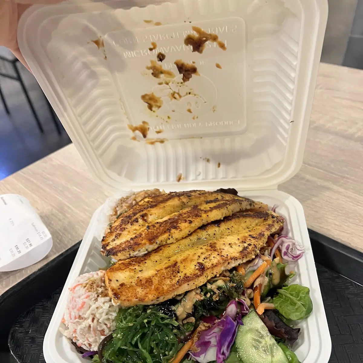 Grilled Salmon Tray