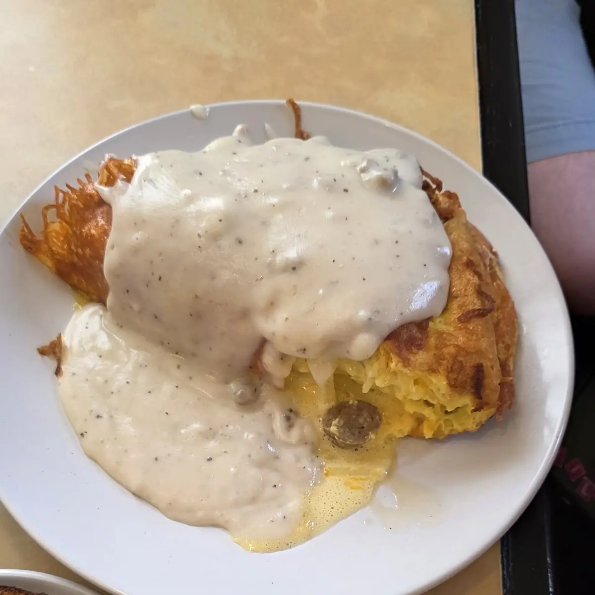 Biscuits & Gravy with 2 Eggs