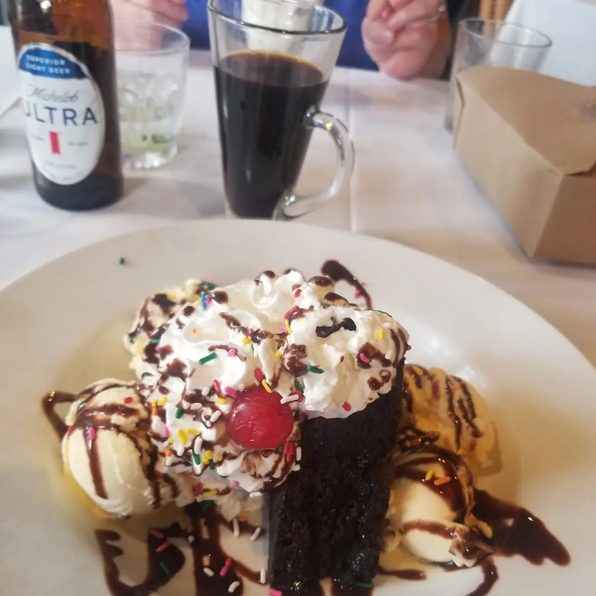 Skillet Brownie Sundae