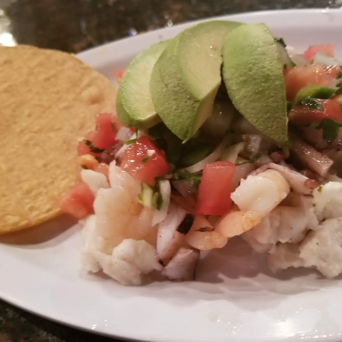Tostada De Ceviche