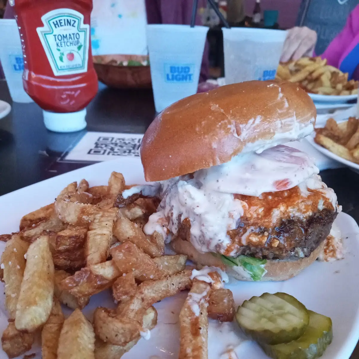 Spicy Garlic Burger
