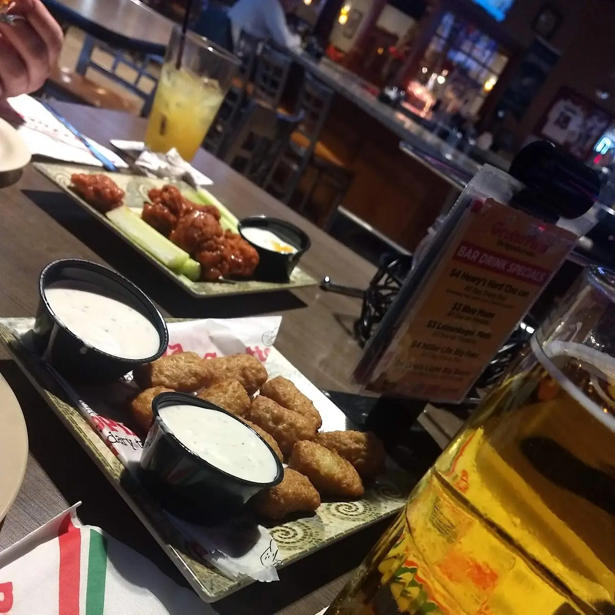 Broccoli Bites and Boneless Chicken Wings