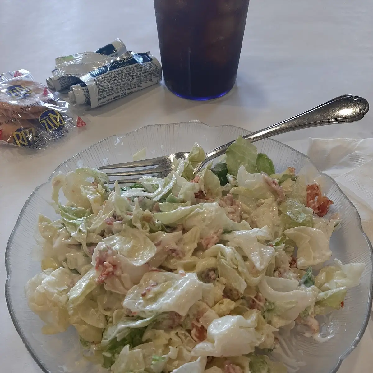 Small Salad with Blue Cheese Dressing