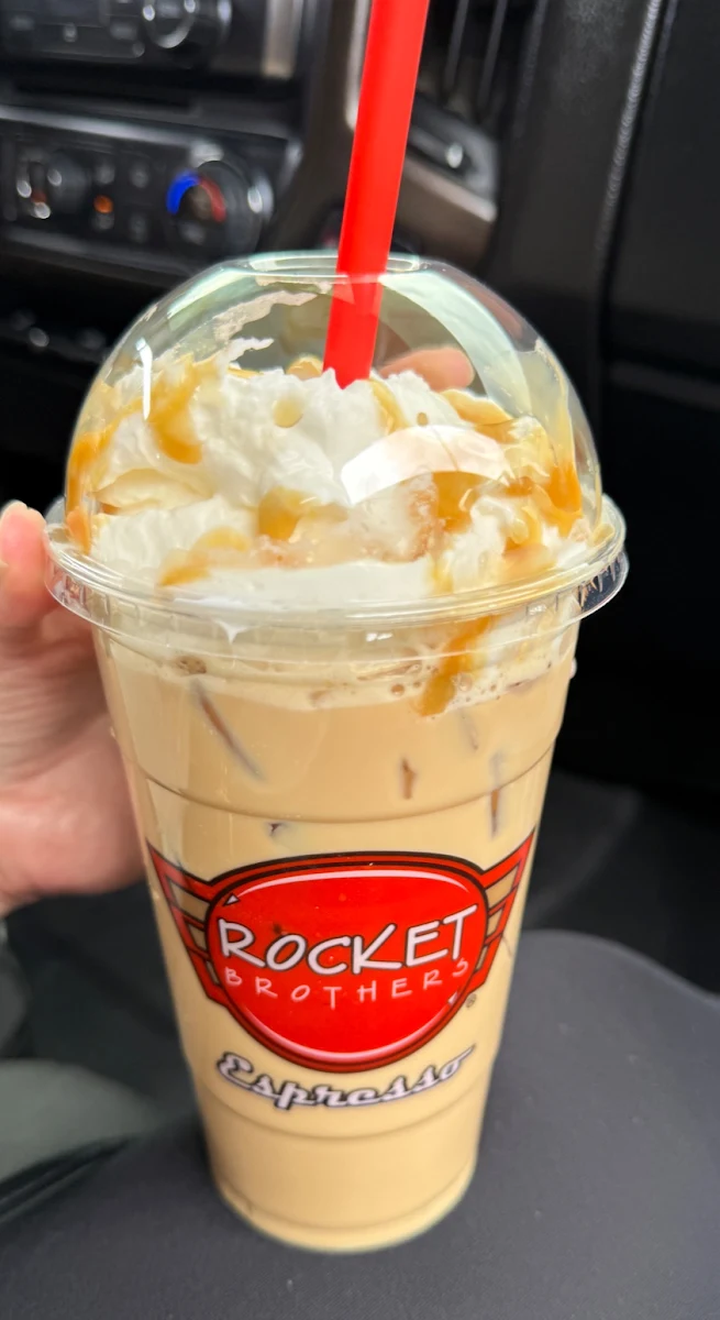 Iced Caramel Latte with Coconut