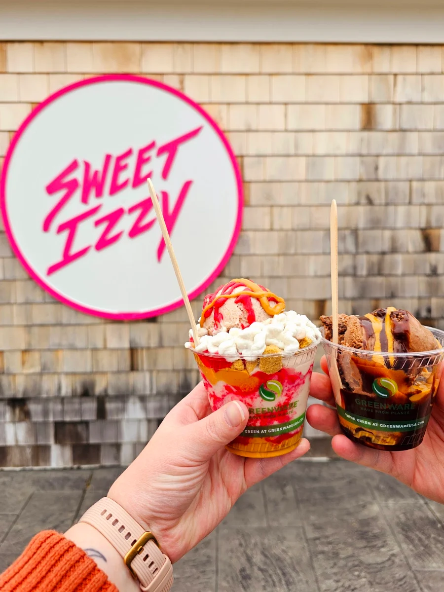 Peanut Butter and Jelly Sundae