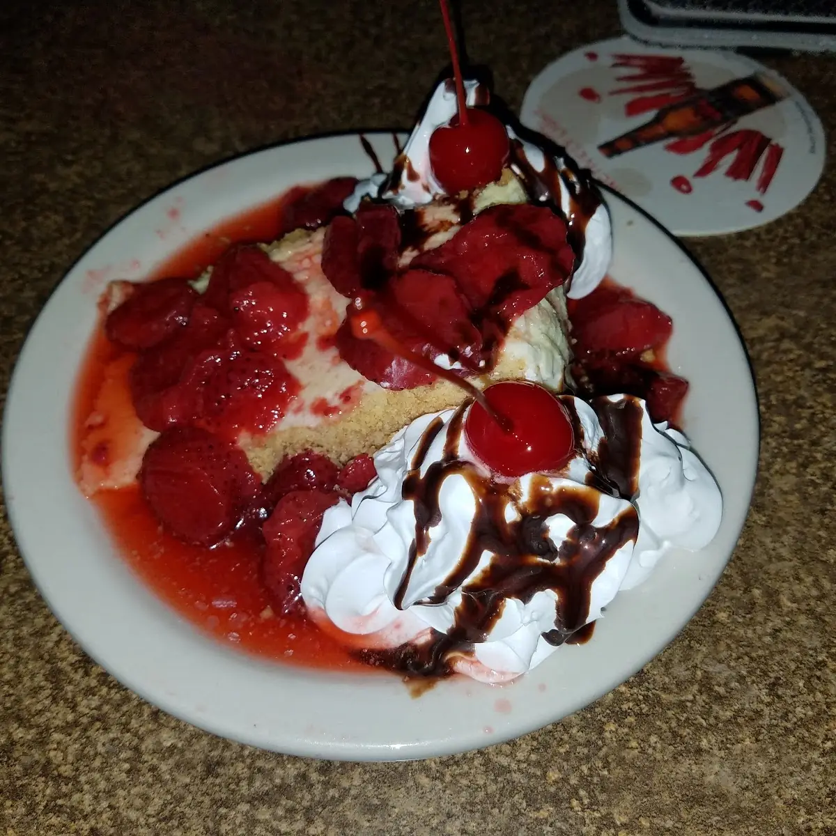 New York Cheese Cake with Strawberries