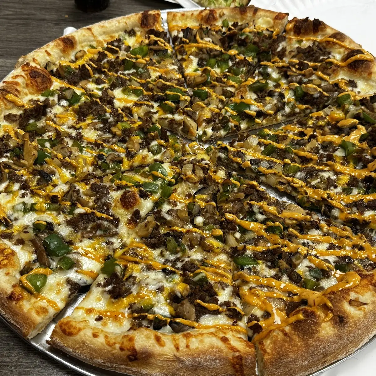 Philly Cheesesteak Pizza