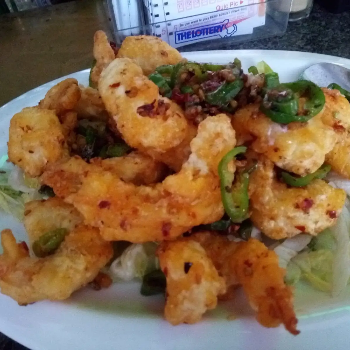 Fried Shrimp with Spiced Salt and Pepper