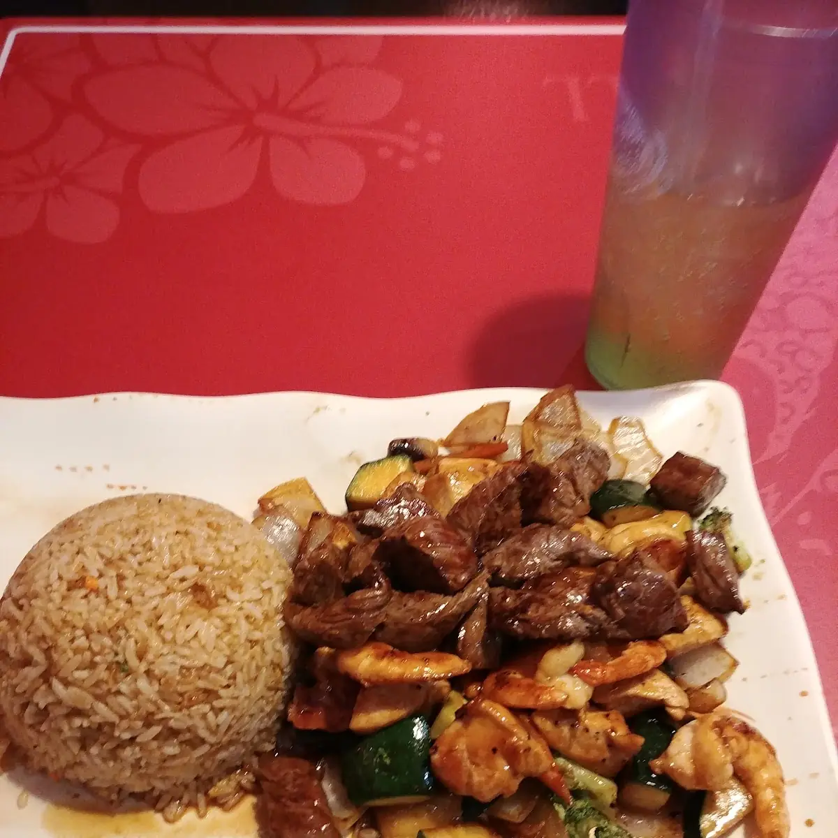 Steak Chicken & Shrimp