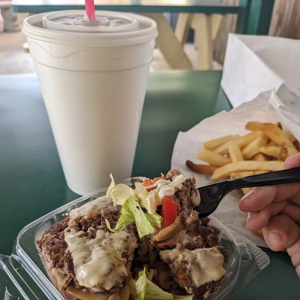 Mushroom Swiss Burger