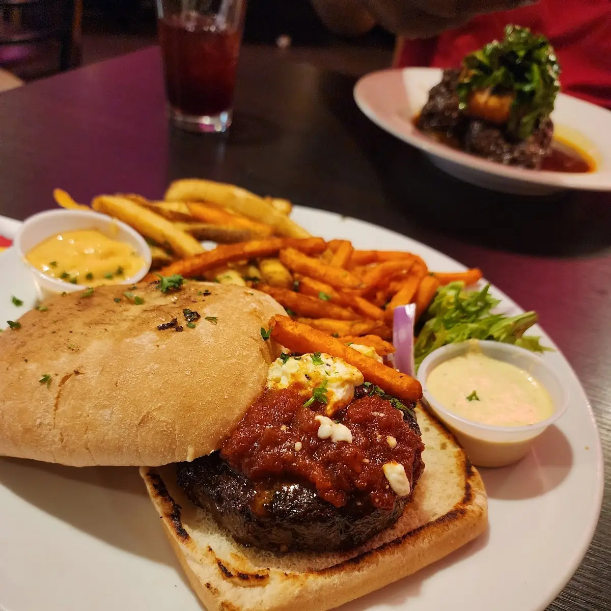 North African Spiced Lamb Burger