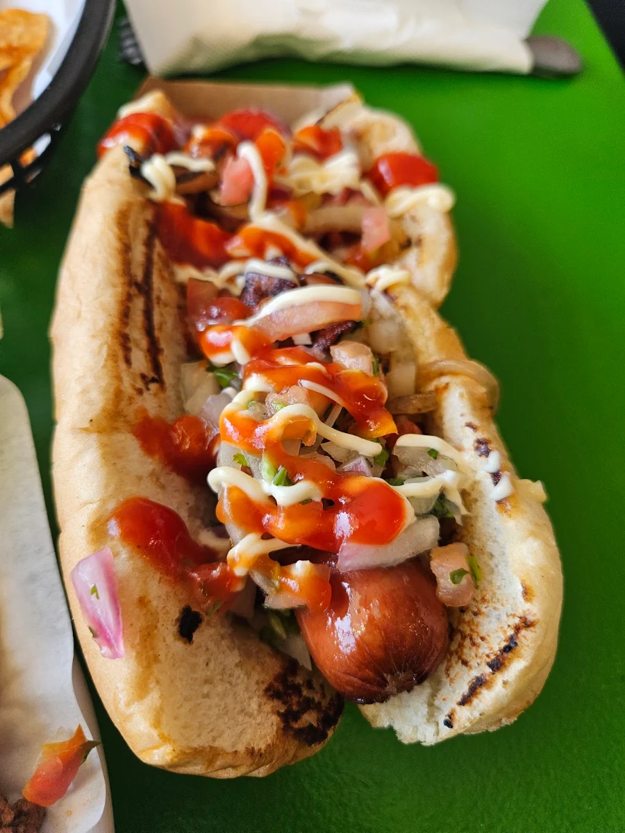 Bacon Wrapped Hot Dog