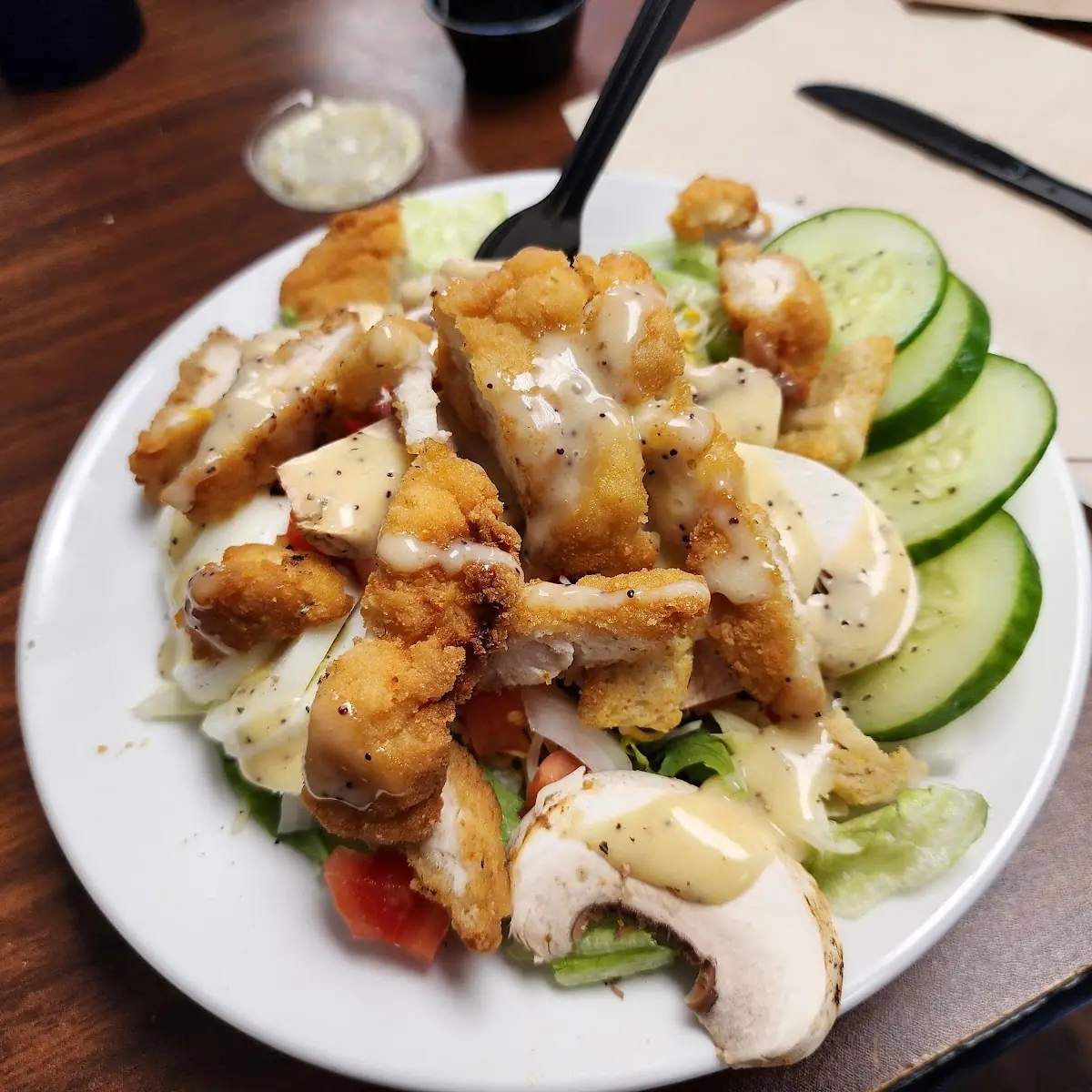 Crispy Chicken Salad