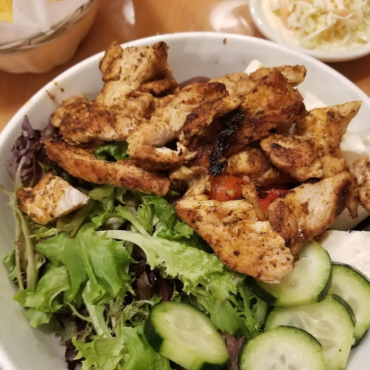 Greek Salad with Blackened Chicken