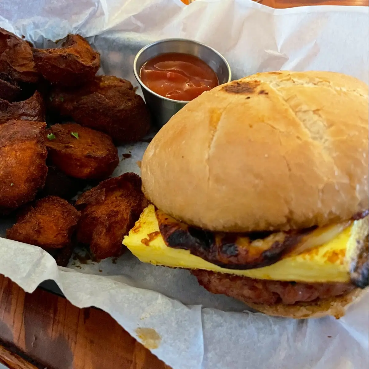 Sausage Egg and Cheese Sandwich