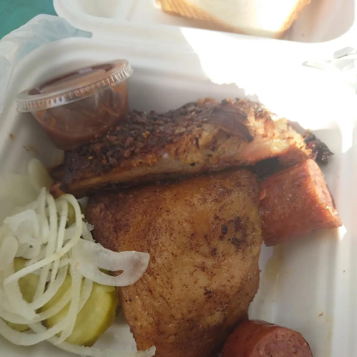 BBQ Rib and Chicken Thigh
