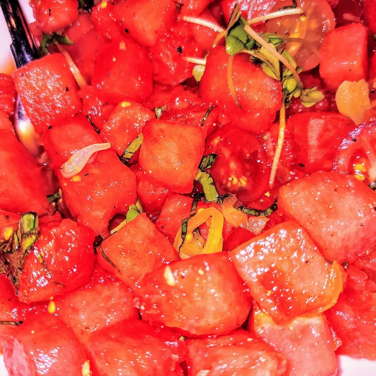 Heirloom Tomato & Watermelon Salad