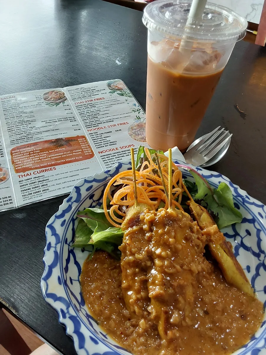 Chicken Satay, Chok Chai Thai Restaurant