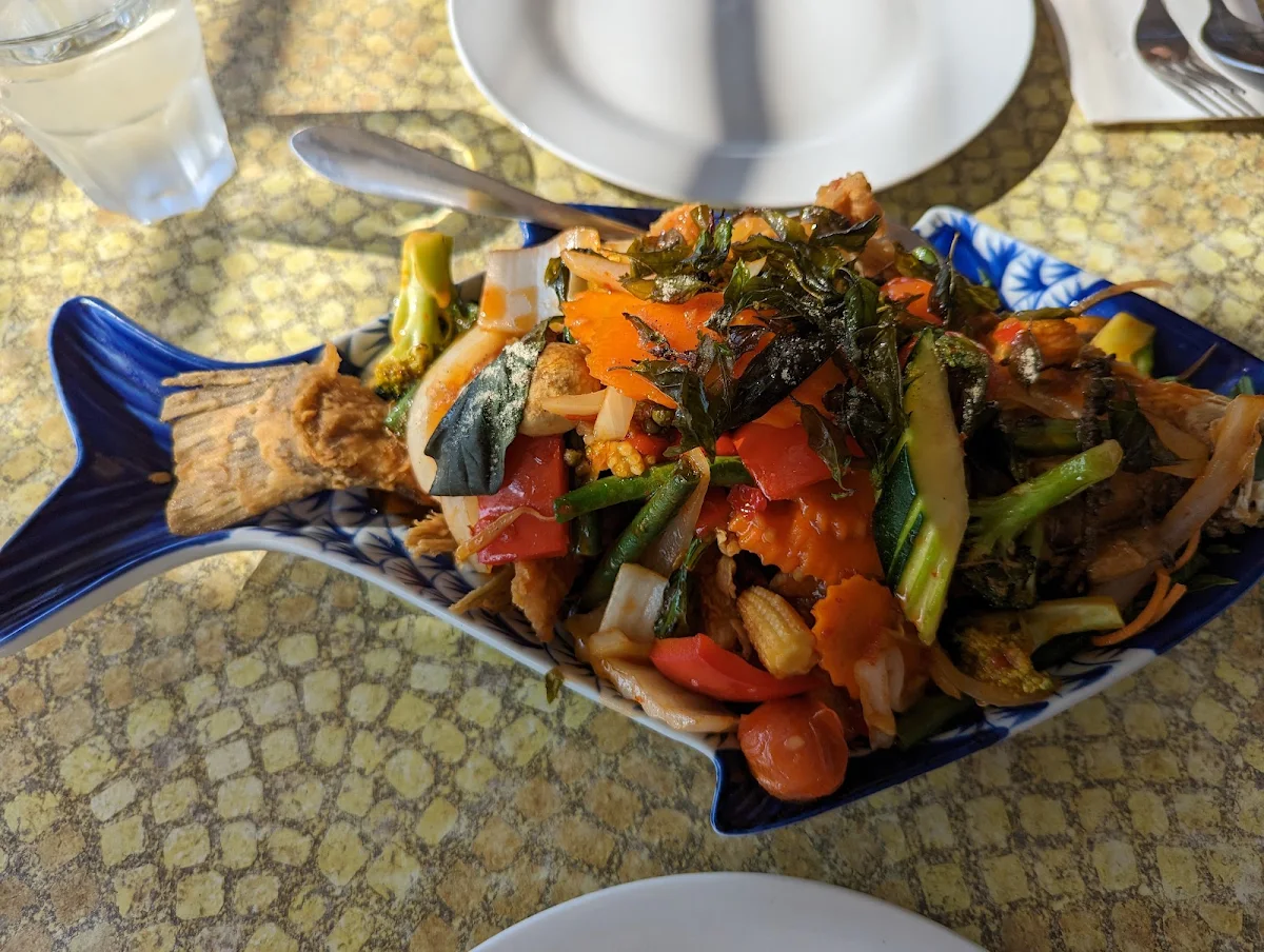 Whole Fried Barramundi, Chok Chai Thai Restaurant