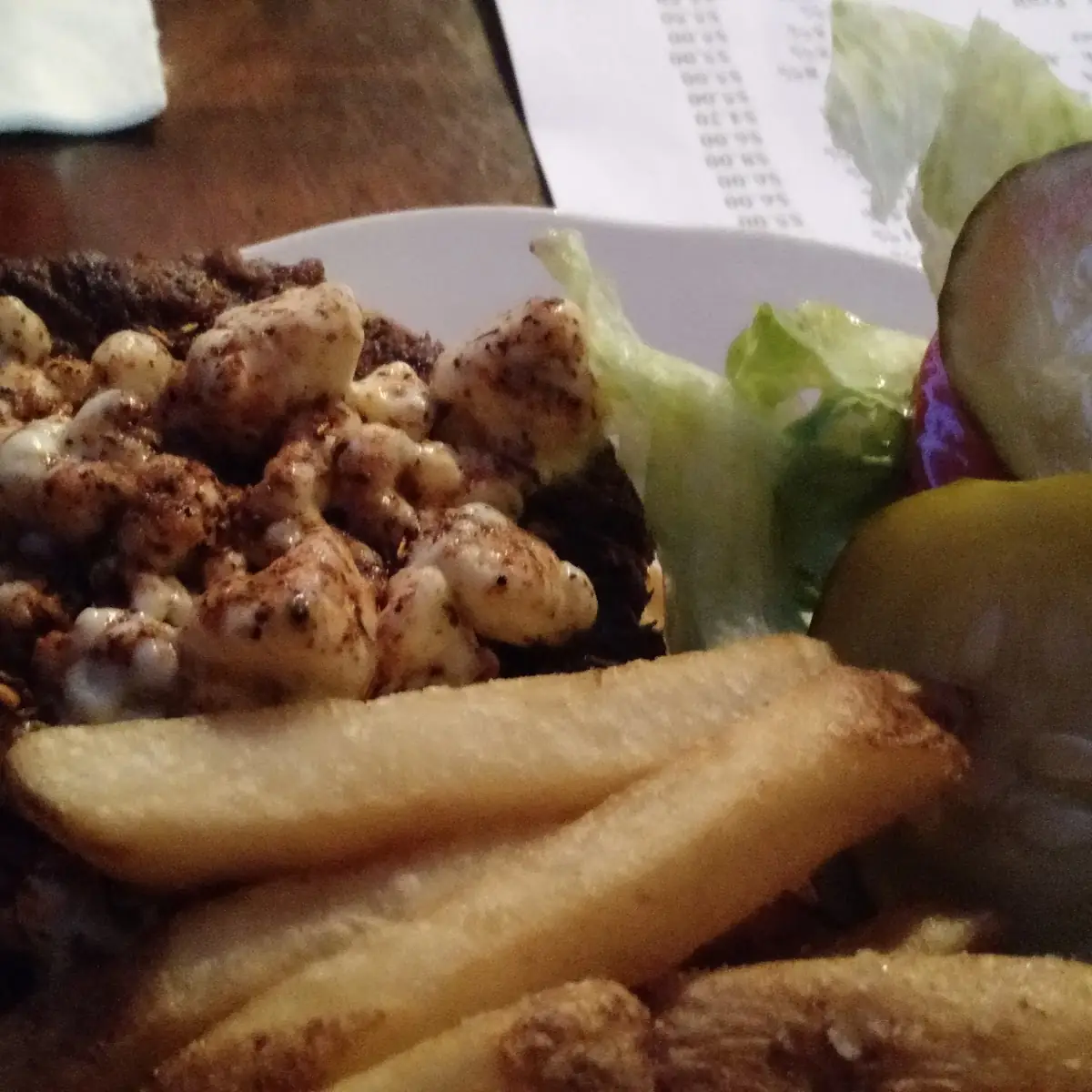 Black and Blue Burger